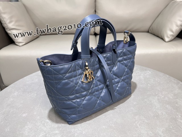 Dior专柜新款迪奥中号Toujours手袋牛皮超大藤格纹休闲女包 djfk1238